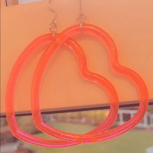 💕 N E O N  H E A R T  E A R R I N G S 💕